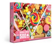 Quebra-Cabeça - Game Office - 500 Peças - Doces - Toyster