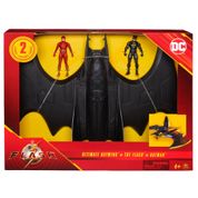 Veículo Asa de Morcego com Batman e Flash 10cm - Sunny 3416