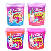 KIT C/4 Balde Gelele Slime Unicornio 457g Diversão Para Todos