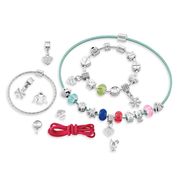 Conjunto de Joias - Pulseiras Com Pingentes - Glamour Pendant - Cinza - Toyng