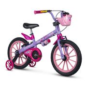 Bicicleta Infantil - Aro 16 - Nathor - Fada Pixie - Lilás