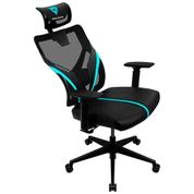 Cadeira Gamer Ergonômica ThunderX3 Yama1 Preto/Ciano