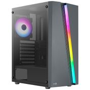 Gabinete Gamer AeroCool Blade V1 Preto Vidro Temperado Mid Tower ATX - 78111