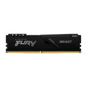 Memória Kingston Fury Beast 8GB 2666MHz DDR4 CL16 Preto - KF426C16BB/8