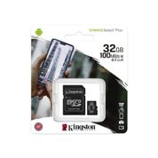 Cartão de Memória 32GB Kingston MicroSD Canvas Select Plus 100R A1 C10 Card com Adaptador - SDCS2/32GB