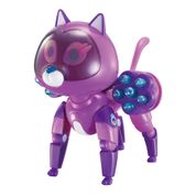 Figura De Ação - Petronix Defenders - Robô Mascote - Gatinho - Roxo - Fun