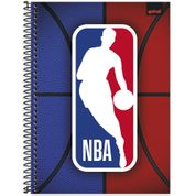 Caderno Universitario NBA Espiral 1x1 Capa Dura 80fls - Spiral