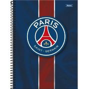 Caderno PSG Espiral Paris Saint Germain 80fls - Foroni