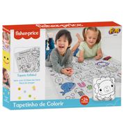 Conjunto de Atividades - Fisher Price - Tapete Para Colorir Com Giz de Cera - Fun