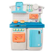 Brincadeira de Casinha - Cozinha - Big Kitchen - Azul - Roma