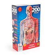 Puzzle 200 peças Corpo Humano