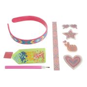 Conjunto De Tiara E Stickers Com Diamantes - Crescendo Com Luluca - Estrela