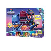 Quebra-Cabeça Gigante - PJ Masks - Menino Gato VS Ninja Noturno - 48 Peças - Mimo