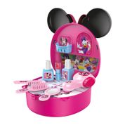 Brincando de Ser - Minnie - Maleta Com Alça Cabeleireira - Disney - Multikids