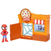 Conjunto - Disney Jr. - Marvel - Spidey - Vida Urbana Pizzaria - Hasbro