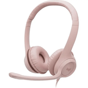 Headset Logitech H390 Rosa Estéreo USB 981-001280-C