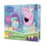 Quebra-Cabeça Gigante - Peppa Pig - 24 Peças - Tesouro Encantado - Mimo