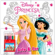 Conjunto Livro Para Colorir E Lápis De Cor - Disney Princesas - Artes E Cor - Culturama