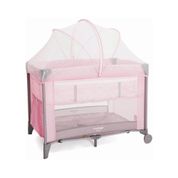 Berço Cercado Portátil p/ Bebê Sleep 18kgs Rosa Claro Voyage