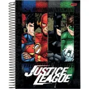 Caderno Liga da Justiça Universitario Espiral 160Fls Jandaia