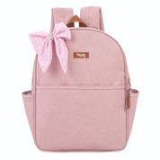 Mochila Bolsa Maternidade Bebê Mescla Rosa - Hug