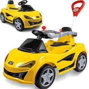 Carrinho de Passeio e Pedal Infantil Maral Mc Laram Amarelo