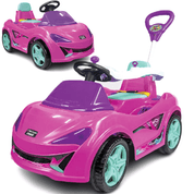 Carrinho de Passeio e Pedal Infantil Maral Mc Laram Rosa