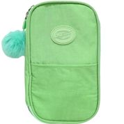 Estojo Box Case Nylon Verde Claro Daterra