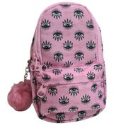 Estojo Mini Mochila Olhos Rosa Daterra