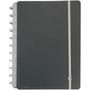 Caderno Inteligente Cool Grey Medio 80 Folhas Cinza