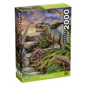 Quebra-Cabeça - 2000 Peças - Dinossauros - Grow