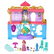 Conjunto Boneca E Acessórios - Disney - Castelo Empilhável Da Ariel Terra E Do Mar - Mattel