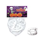 Acessório - Kit Halloween - Dentadura C/ 12un - Branco - Gala