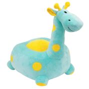 Puff Pelucia Girafa Verde 48cm Fofy