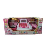 CAIXA REGISTRADORA DE BRINQUEDO ROSA - DM TOYS