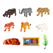 Conjunto de Mini Figuras - Animal Planet - Coleção Safari - Ebn