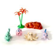 Conjunto De Figuras - Animal Planet - Coleção Animais Marinho - Ebn