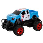 Carrinho Com Controle Remoto - Racing Control Tracker - Escala 1:16 - Polícia - Multikids - Azul