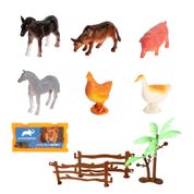 Conjunto De Figuras - Animal Planet - Coleção Fazenda - Ebn