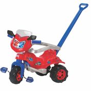 Triciclo Velotrol Infantil com Empurrador Verm Magic Toys