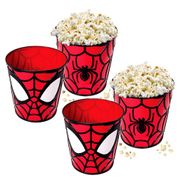 Kit com 4 Baldes de Pipoca do Homem Aranha Spidey 2.1 Litros Original Plasútil