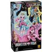 Quebra-Cabeça - Monster High - 200 Peças - Grow