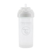 Garrafinha com canudo 360 ml Branco Twistshake