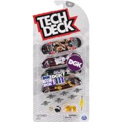 TECH DECK- KIT 4 SKATE DE DEDO ULTRA - SUNNY