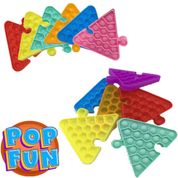 Kit 5 Pop It Puzzle Triangulo Encaixavel - Yes Toys