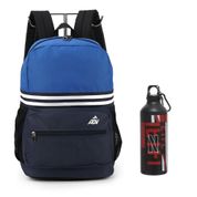 Mochila de Costas ADV Az Marinho/Azul Royal +Garrafa Netflix