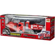 Carrinho Controle Remoto Bombeiro 4 Funções 20cm - 6212 - DM Toys