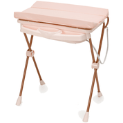 Banheira de Bebe com Trocador Galzerano Classic Plastica Rose