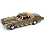 Miniatura - 1:64 - 1975 Cadillac Eldorado Gold - Luxury Cruisers R1 - Auto World AW64352