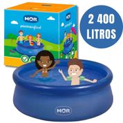 Piscina Infantil 2,40m X 63cm 2400 Litros Mor - 1053 verao